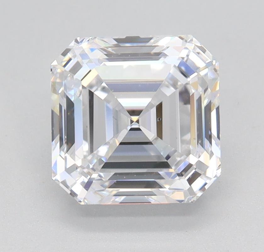 1.50ct D VS2 Rare Carat Ideal Cut Asscher Lab Grown Diamond