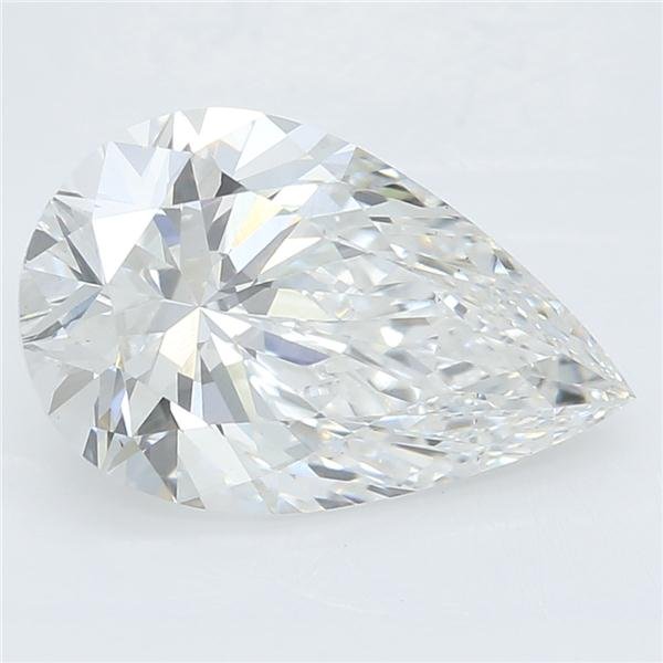 1.81ct F VS1 Rare Carat Ideal Cut Pear Lab Grown Diamond