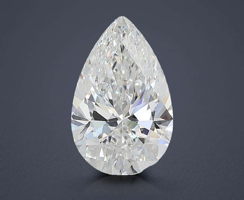 2.00 Carat Pear Lab Diamond