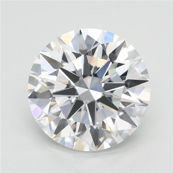 4.02ct F VVS2 Rare Carat Ideal Cut Round Lab Grown Diamond