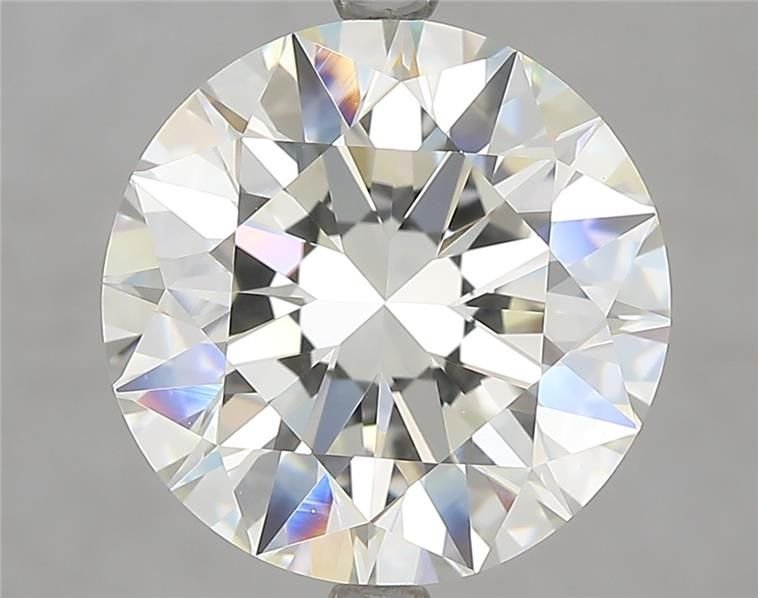 5.07ct K VVS1 Rare Carat Ideal Cut Round Diamond
