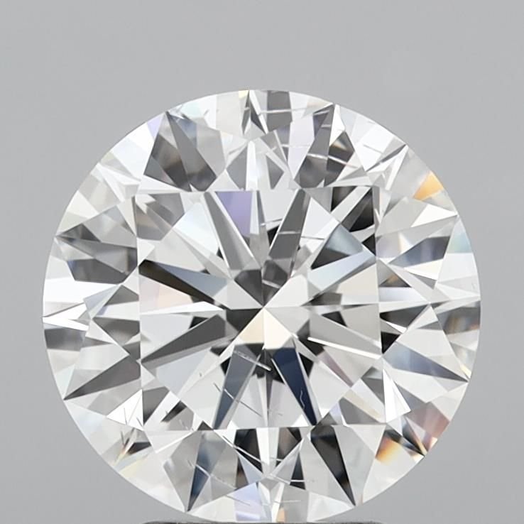 3.50ct E SI2 Rare Carat Ideal Cut Round Lab Grown Diamond