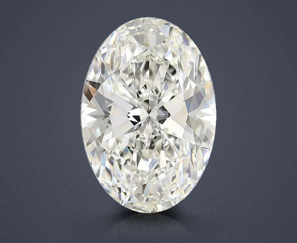 3.72 Carat Oval Lab Diamond