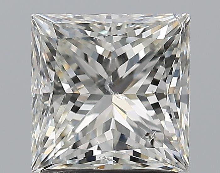 1.70ct J SI2 Rare Carat Ideal Cut Princess Diamond