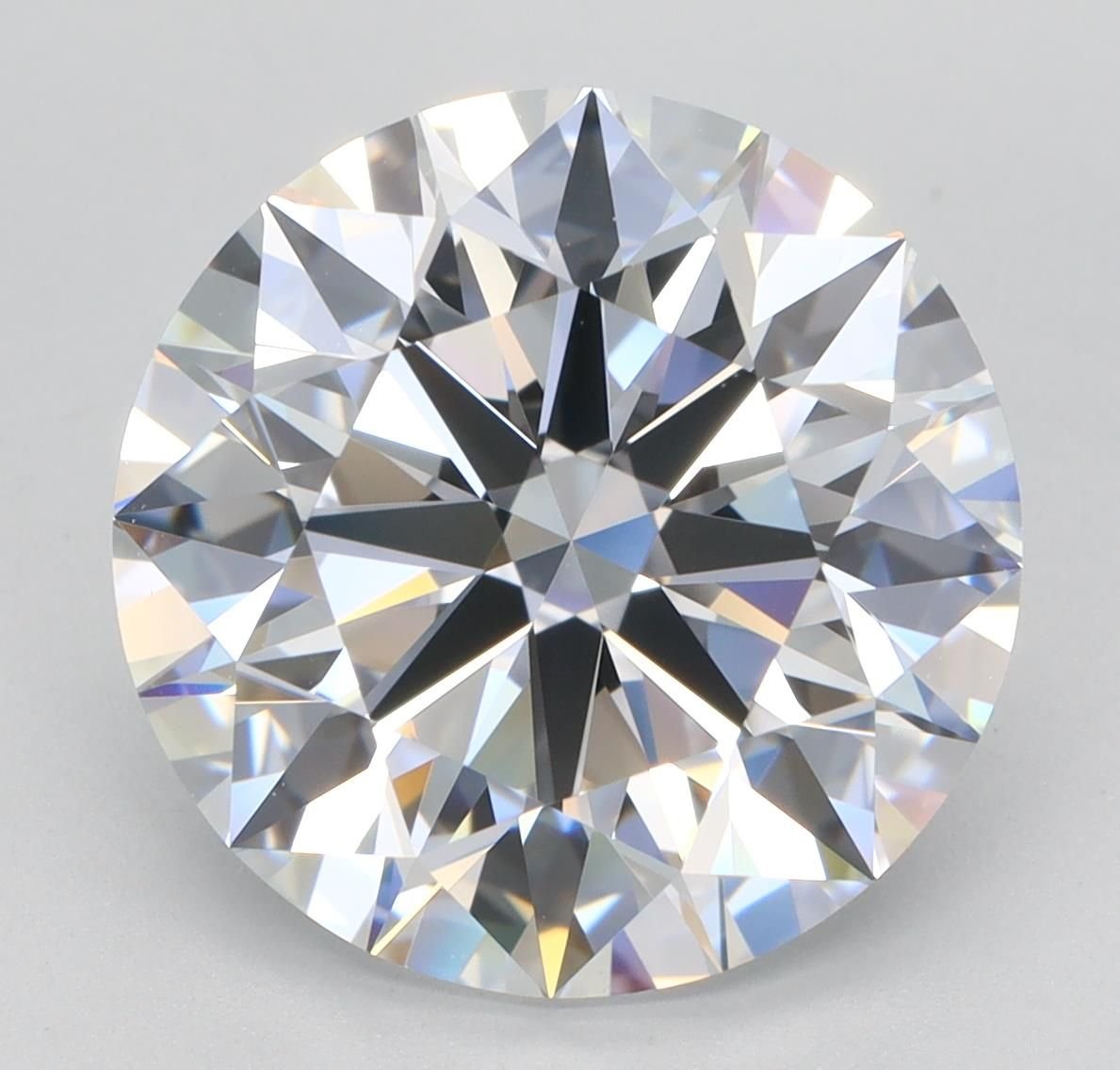 5.36ct E VVS2 Rare Carat Ideal Cut Round Lab Grown Diamond