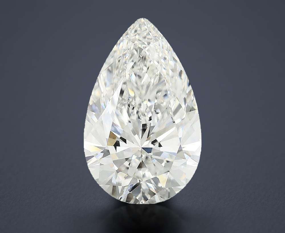 7.62 Carat Pear Lab Diamond
