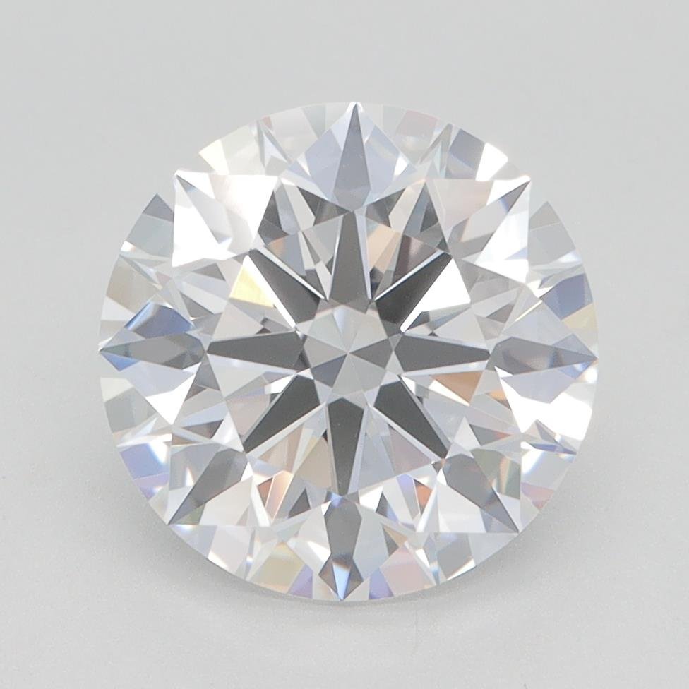 3.07ct E IF Rare Carat Ideal Cut Round Lab Grown Diamond