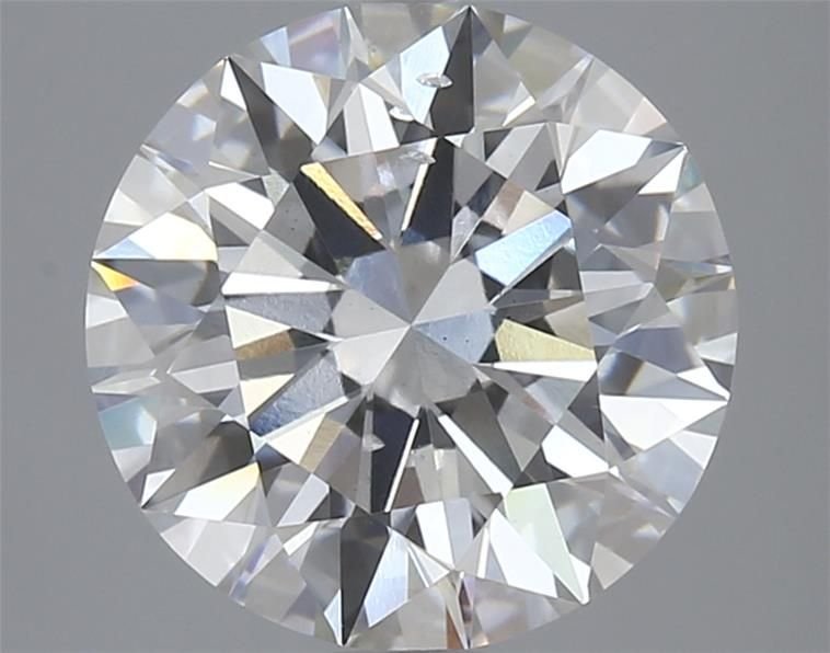 4.16ct F SI1 Rare Carat Ideal Cut Round Lab Grown Diamond