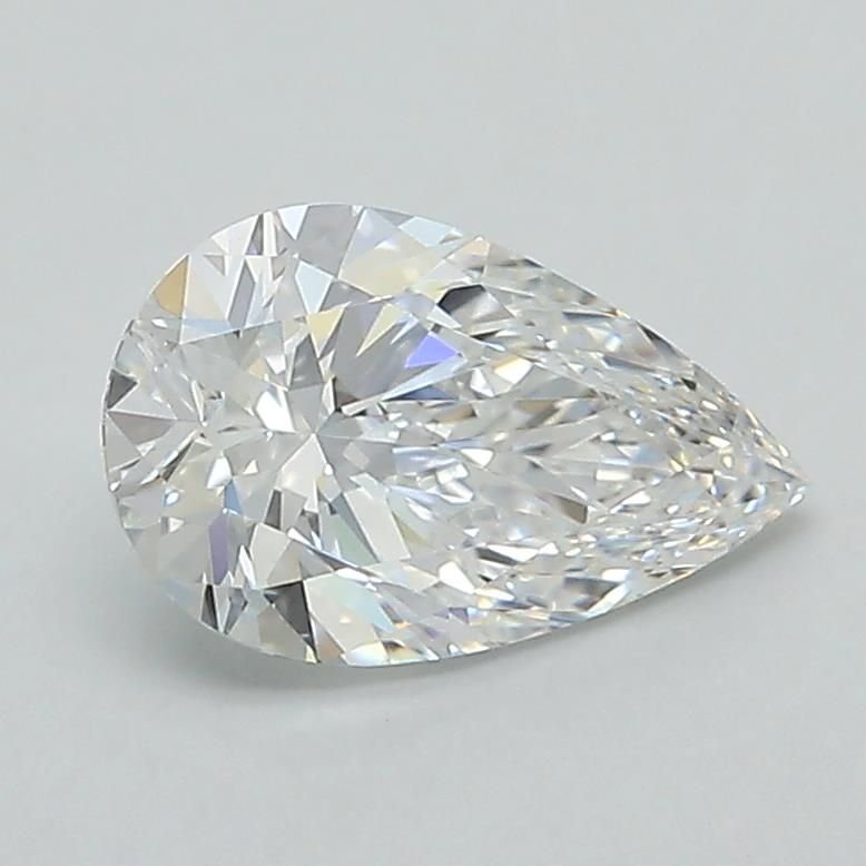 1.08ct E VS1 Rare Carat Ideal Cut Pear Lab Grown Diamond