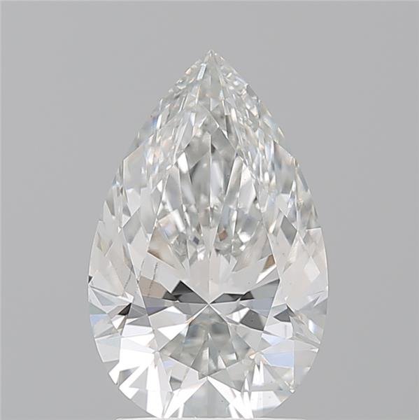 2.27ct H VS2 Rare Carat Ideal Cut Pear Lab Grown Diamond