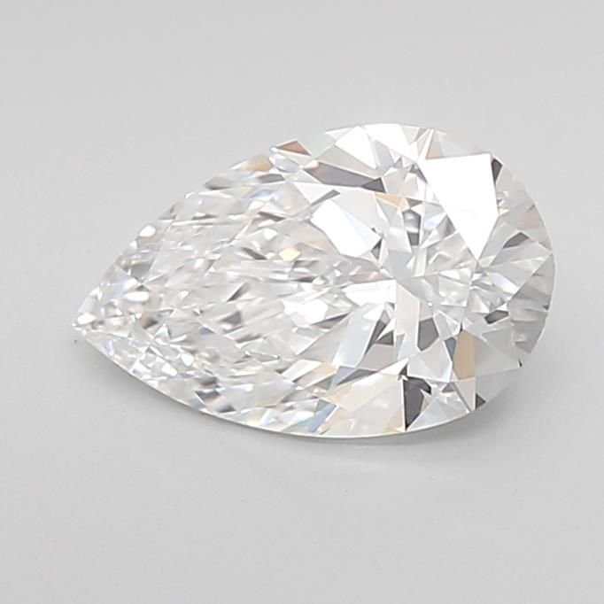 1.19ct D VVS1 Rare Carat Ideal Cut Pear Lab Grown Diamond