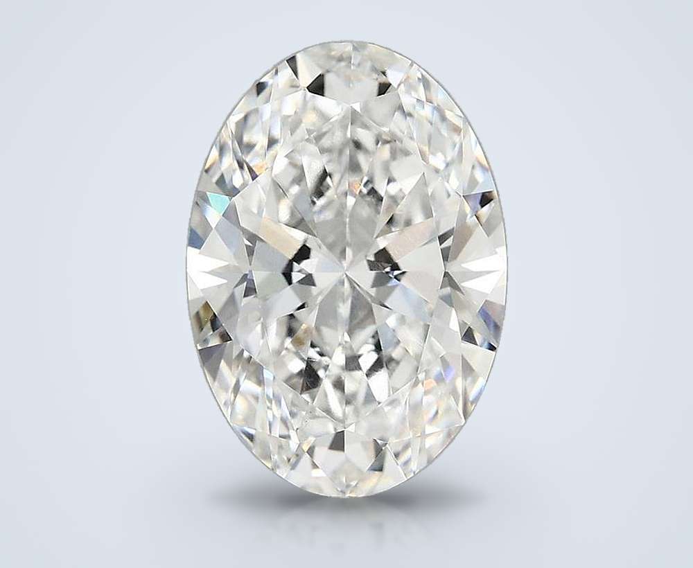 3.90 Carat Oval Lab Diamond