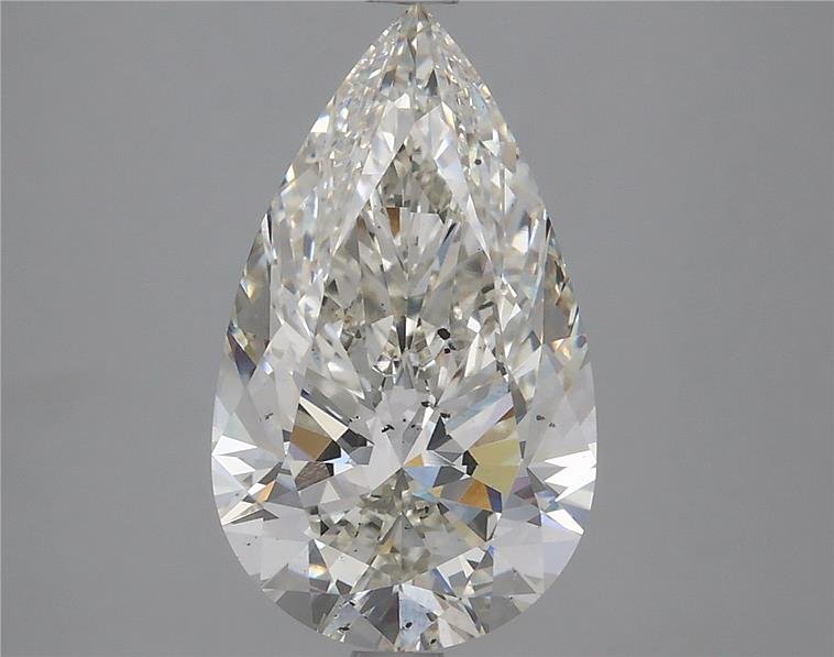 3.83ct H SI1 Rare Carat Ideal Cut Pear Lab Grown Diamond