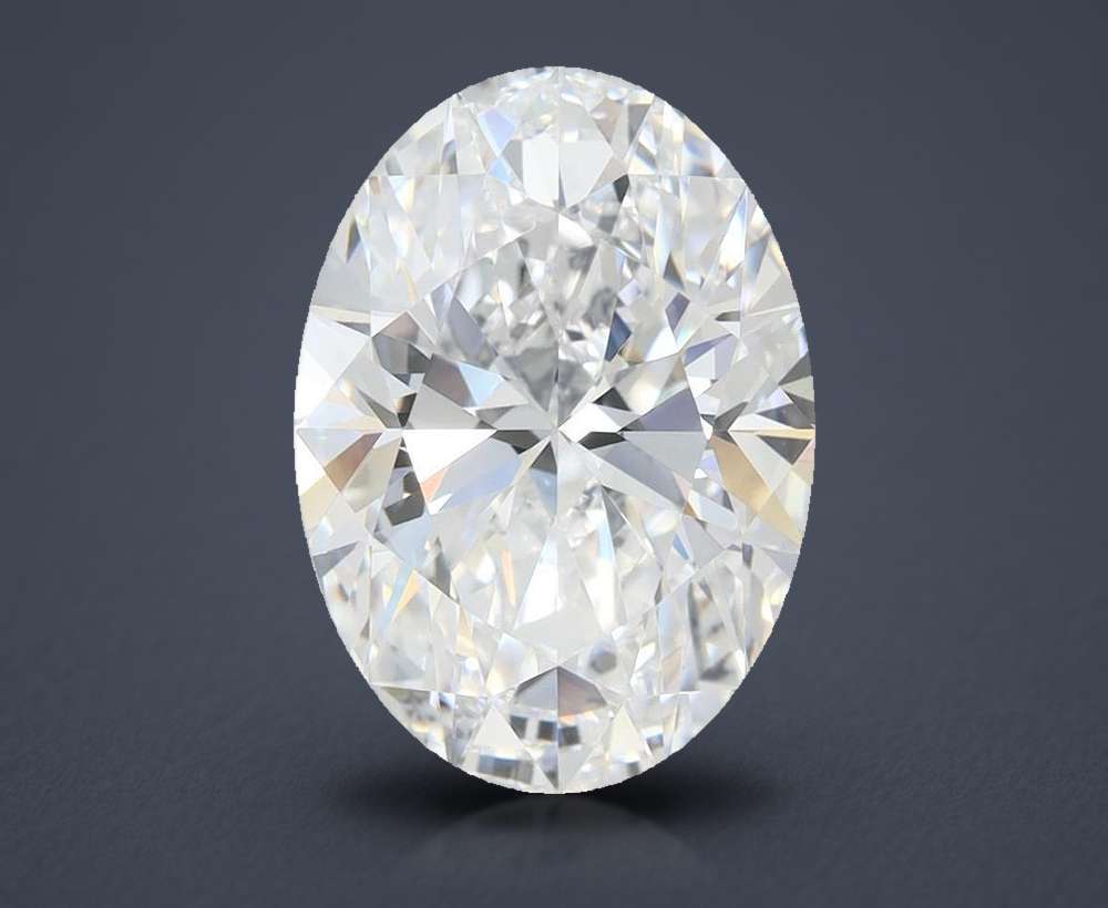 3.72 Carat Oval Lab Diamond