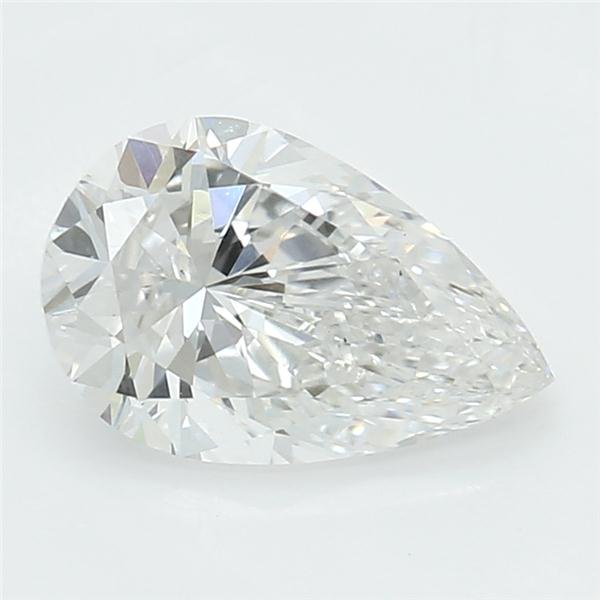 0.62ct F VS1 Rare Carat Ideal Cut Pear Lab Grown Diamond