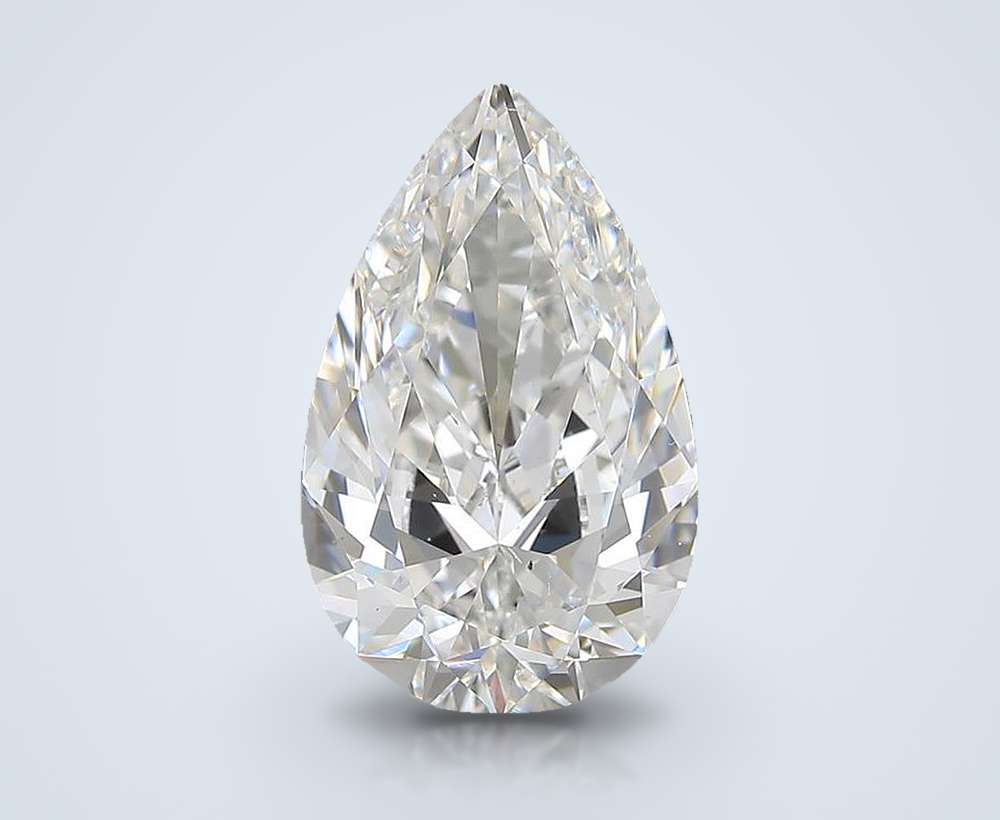 3.51 Carat Pear Natural Diamond