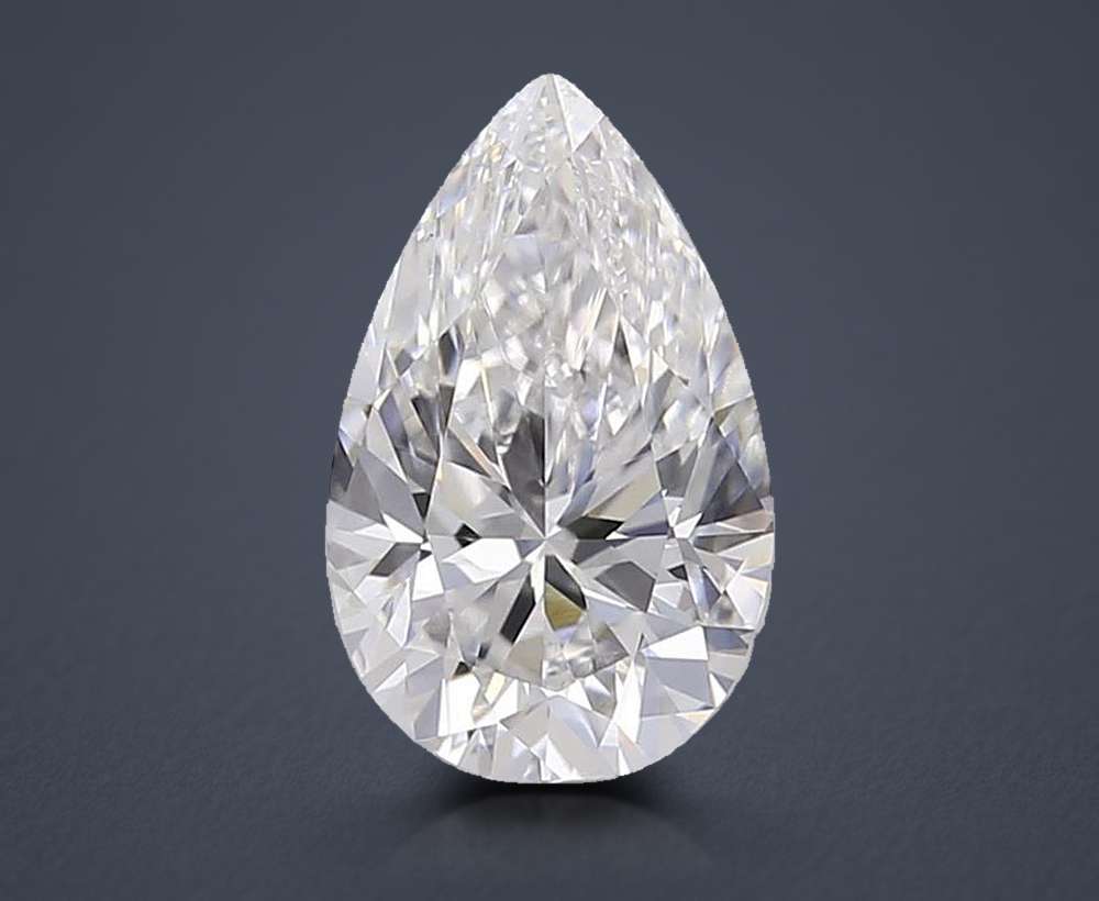 0.59 Carat Pear Lab Diamond