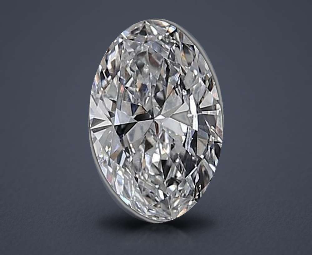0.65 Carat Oval Lab Diamond