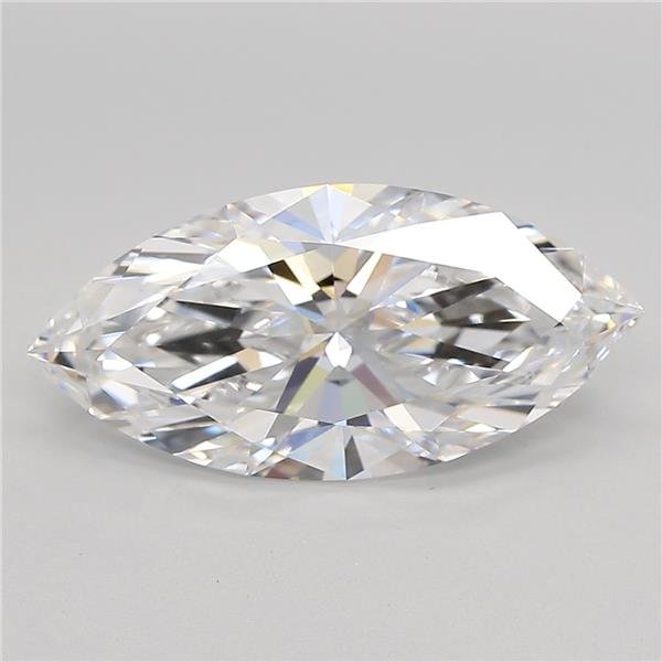 3.03ct D VVS2 Rare Carat Ideal Cut Marquise Lab Grown Diamond