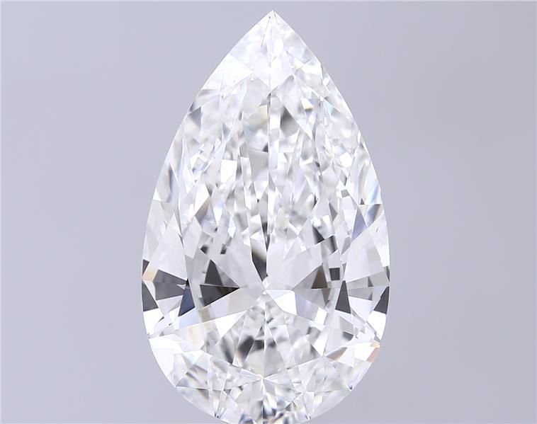 12.05ct F VVS2 Very Good Cut Pear Lab Grown Diamond