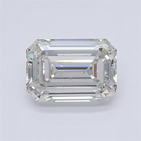 0.99ct H VS2 Rare Carat Ideal Cut Emerald Lab Grown Diamond