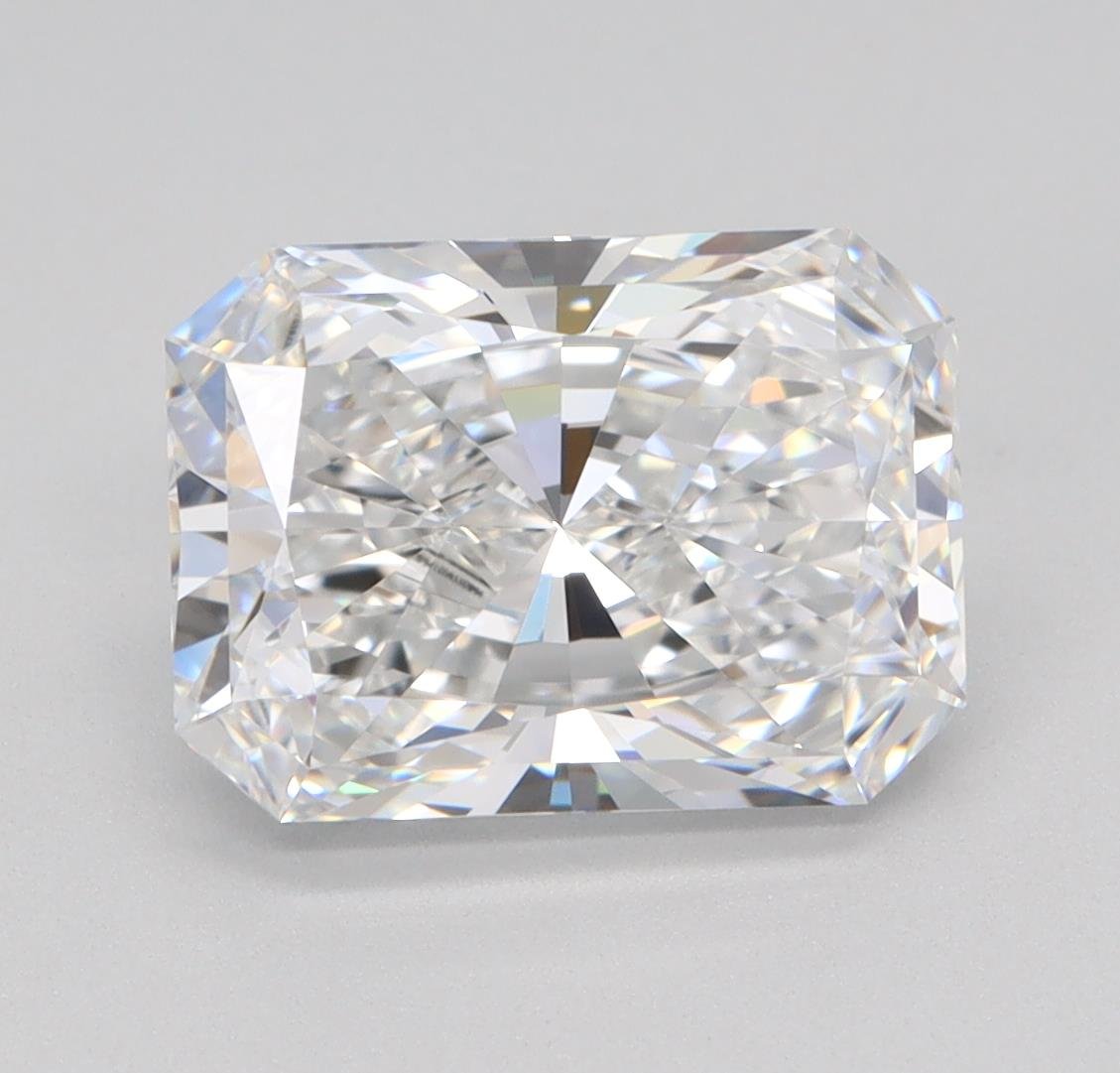 2.06ct E VVS2 Rare Carat Ideal Cut Radiant Lab Grown Diamond