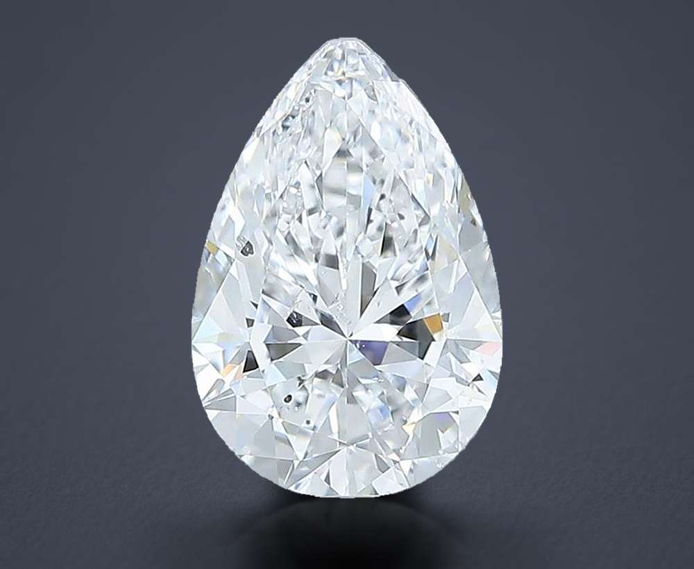 2.00 Carat Pear Natural Diamond