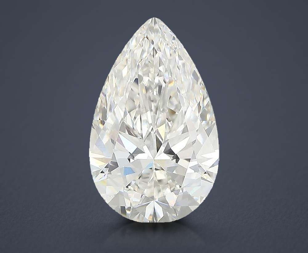 3.79 Carat Pear Lab Diamond