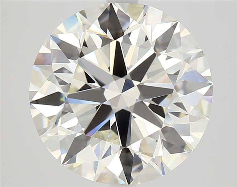 5.02ct J VVS2 Rare Carat Ideal Cut Round Diamond