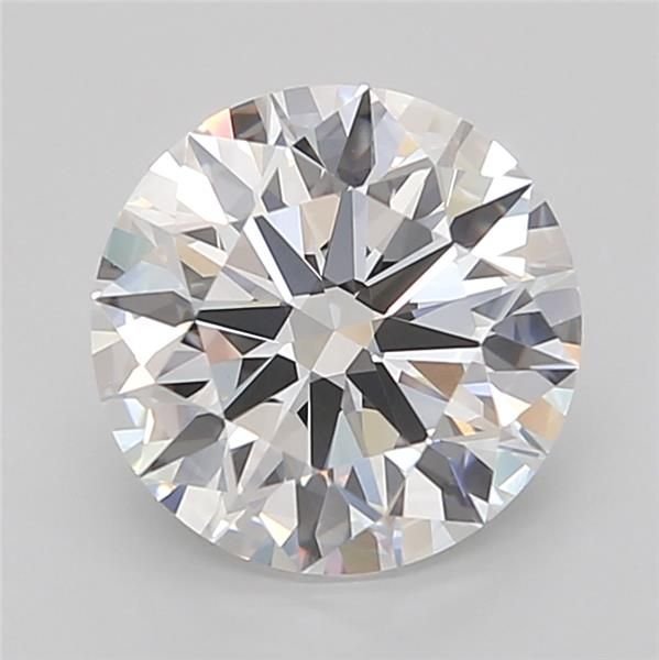 3.01ct E VVS2 Rare Carat Ideal Cut Round Lab Grown Diamond