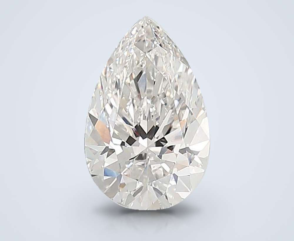 4.09 Carat Pear Lab Diamond