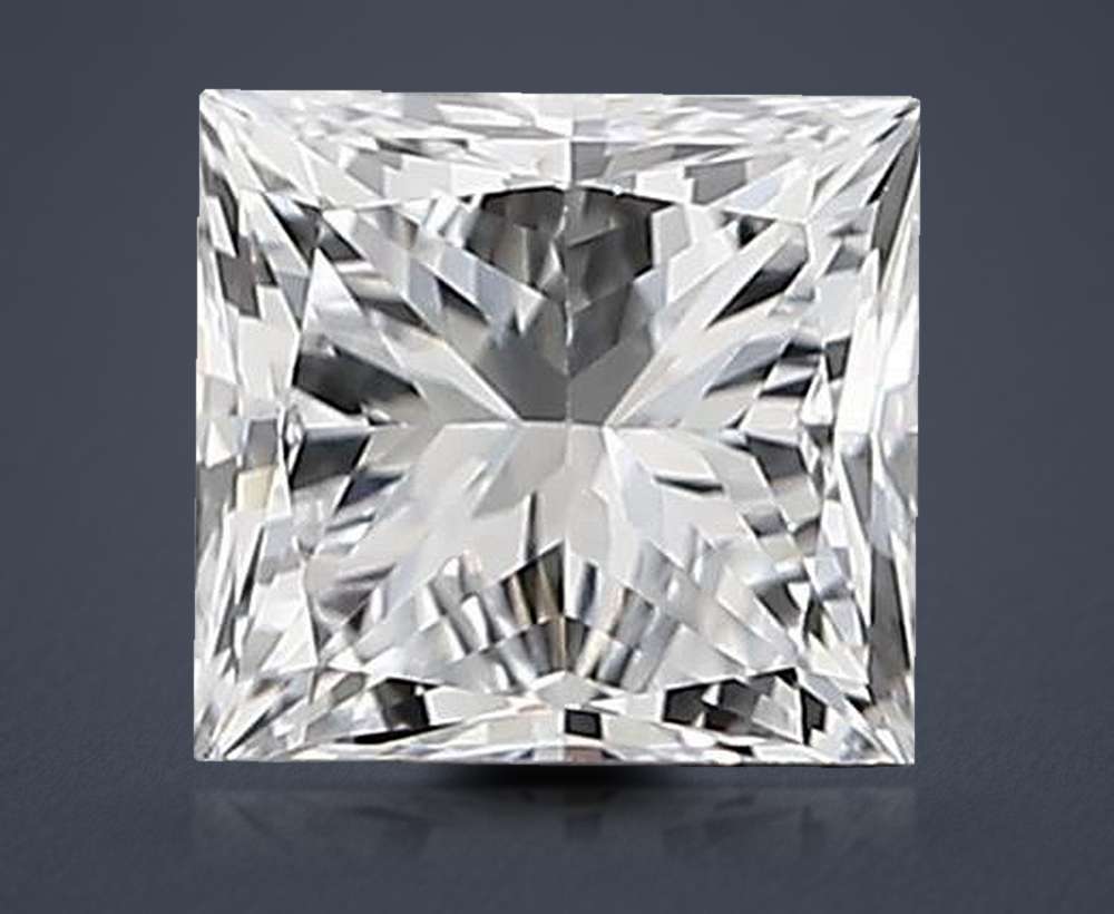 0.71 Carat Princess Lab Diamond