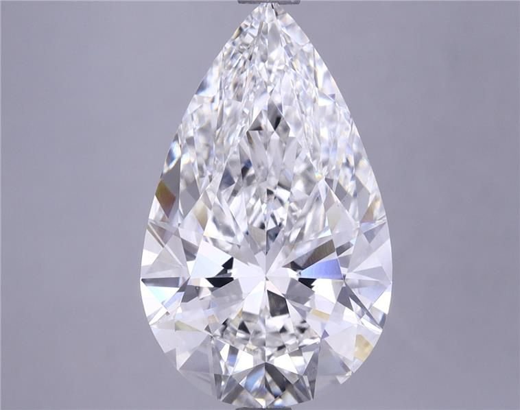 5.00 Carat Pear Lab Diamond