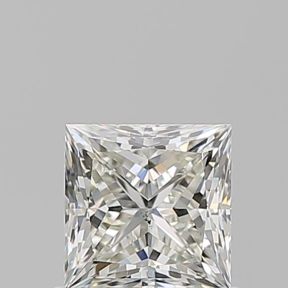 0.82ct J SI1 Rare Carat Ideal Cut Princess Diamond