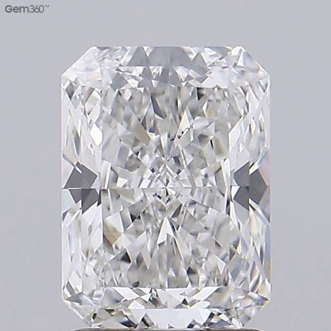 1.89ct G VS2 Rare Carat Ideal Cut Radiant Lab Grown Diamond