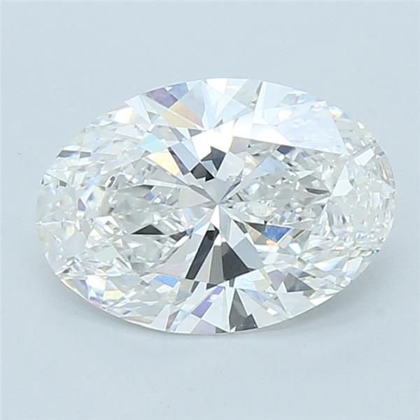 3.02ct E VVS2 Rare Carat Ideal Cut Oval Lab Grown Diamond