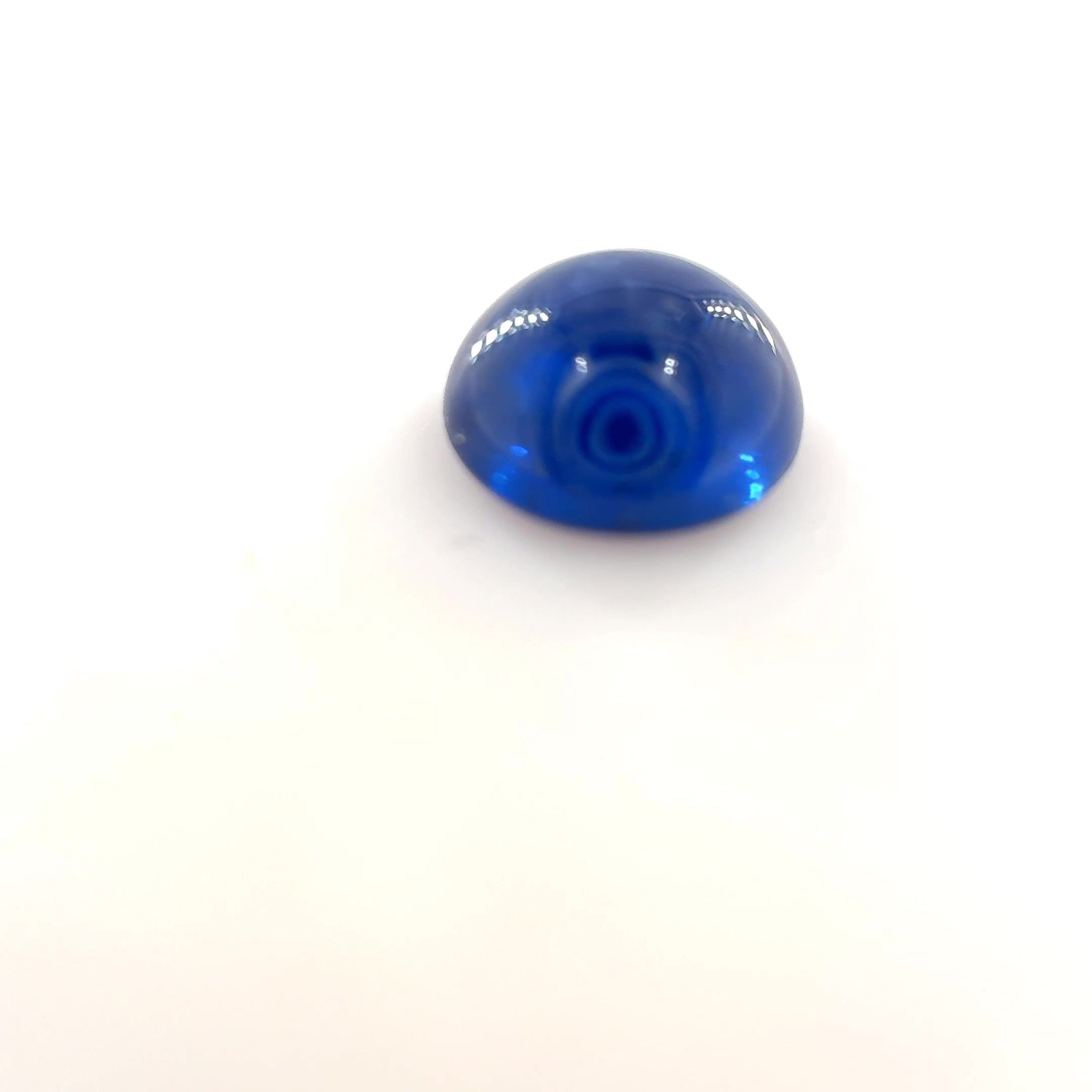 1.75 Carat Blue Round Sapphire