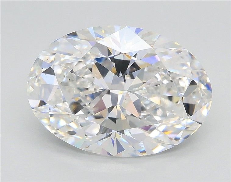 3.54ct E VS2 Rare Carat Ideal Cut Oval Lab Grown Diamond