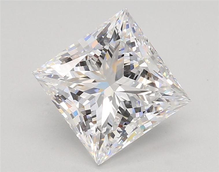 3.05ct D VS1 Rare Carat Ideal Cut Princess Lab Grown Diamond