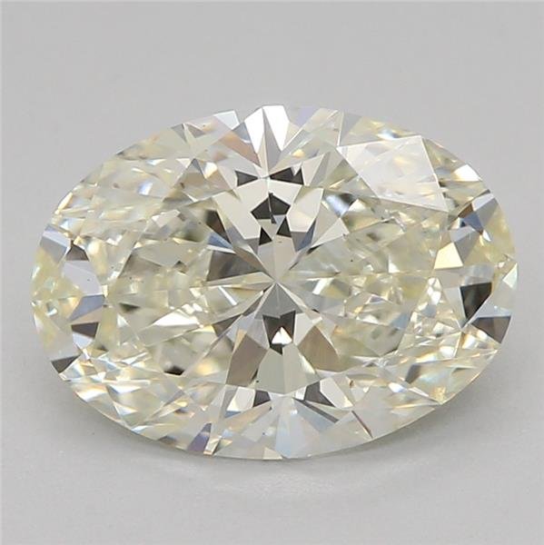 1.28ct K VS1 Rare Carat Ideal Cut Oval Lab Grown Diamond