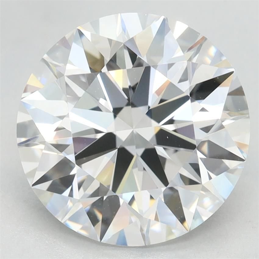 3.32ct E VVS1 Rare Carat Ideal Cut Round Lab Grown Diamond