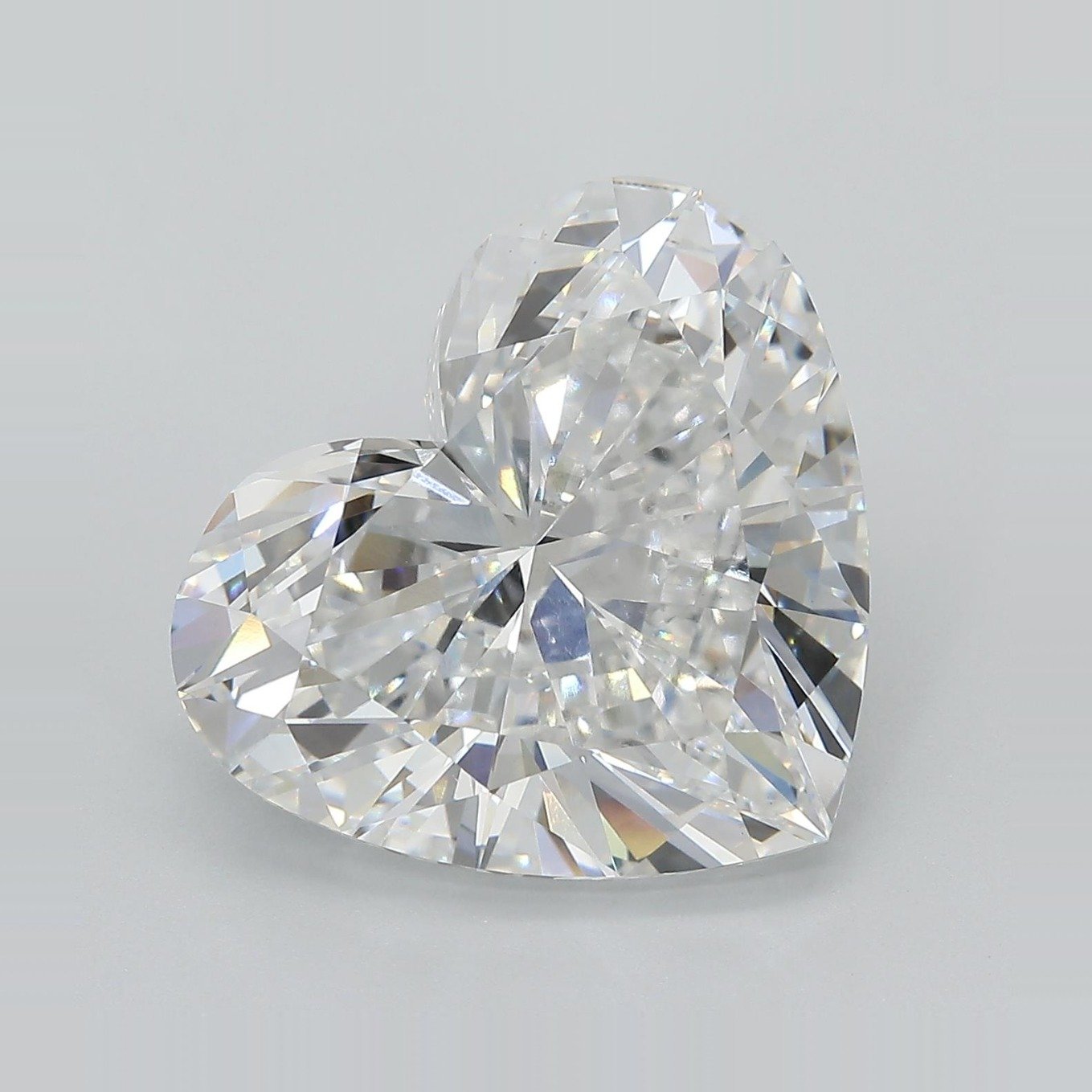 10.05ct D VVS2 Very Good Cut Heart Lab Grown Diamond