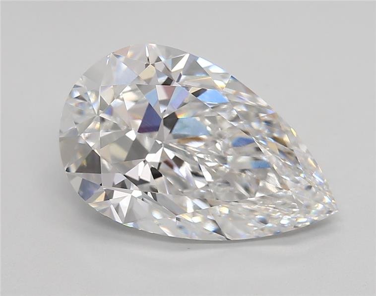 4.23ct E VS1 Rare Carat Ideal Cut Pear Lab Grown Diamond