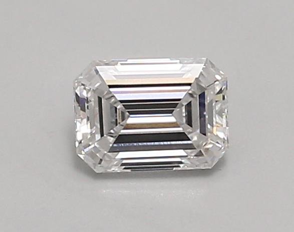 0.69ct E VVS2 Rare Carat Ideal Cut Emerald Lab Grown Diamond