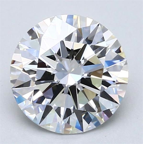 2.32ct D VVS1 Rare Carat Ideal Cut Round Diamond