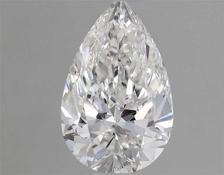 0.62ct E VVS2 Rare Carat Ideal Cut Pear Lab Grown Diamond