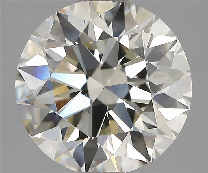 2.10ct K SI1 Rare Carat Ideal Cut Round Diamond