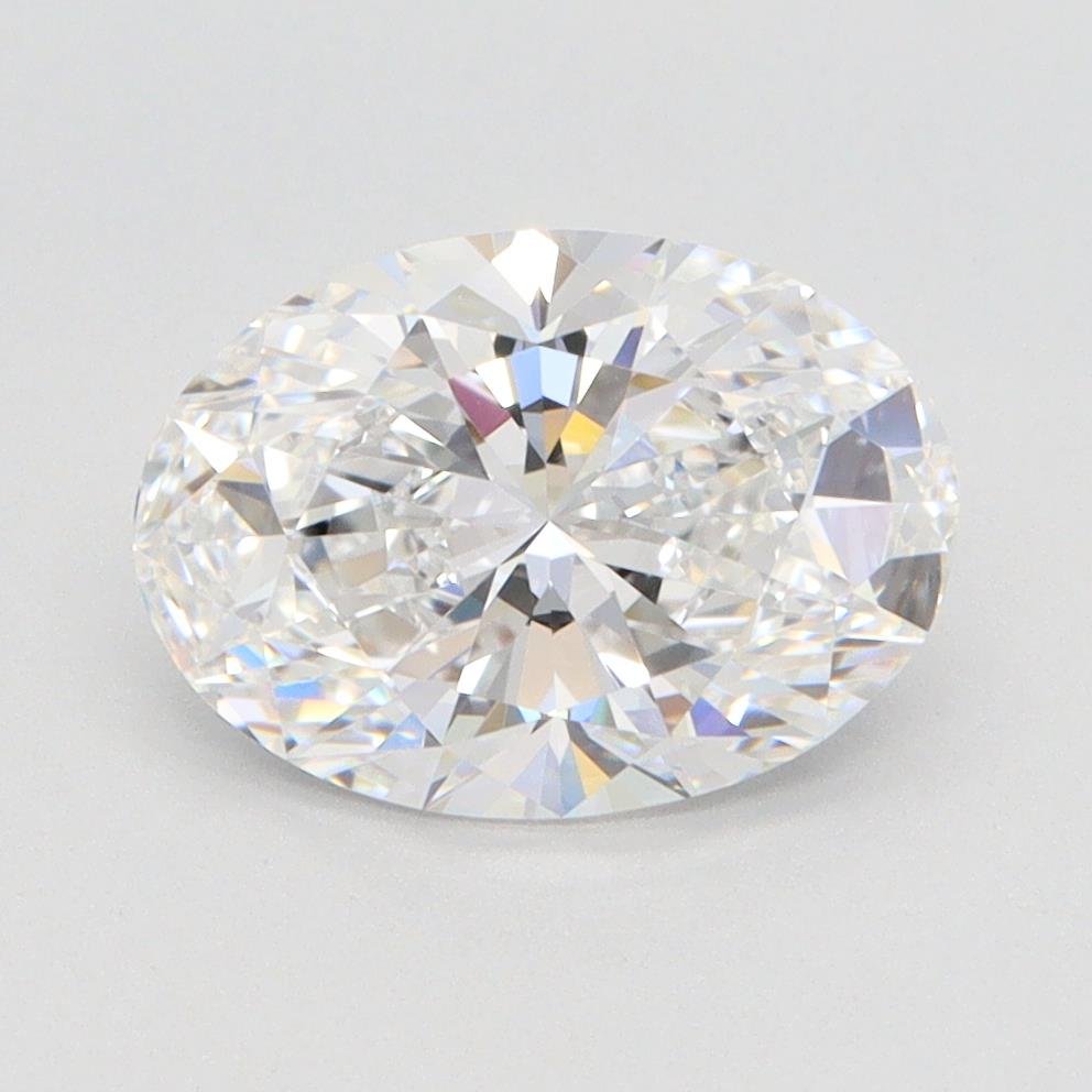 2.10 Carat Lab Grown Diamond, Oval Cut, VVS1, E Color, GIA Certified