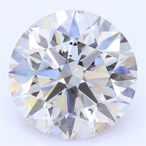 3.02ct I SI1 Excellent Cut Round Lab Grown Diamond