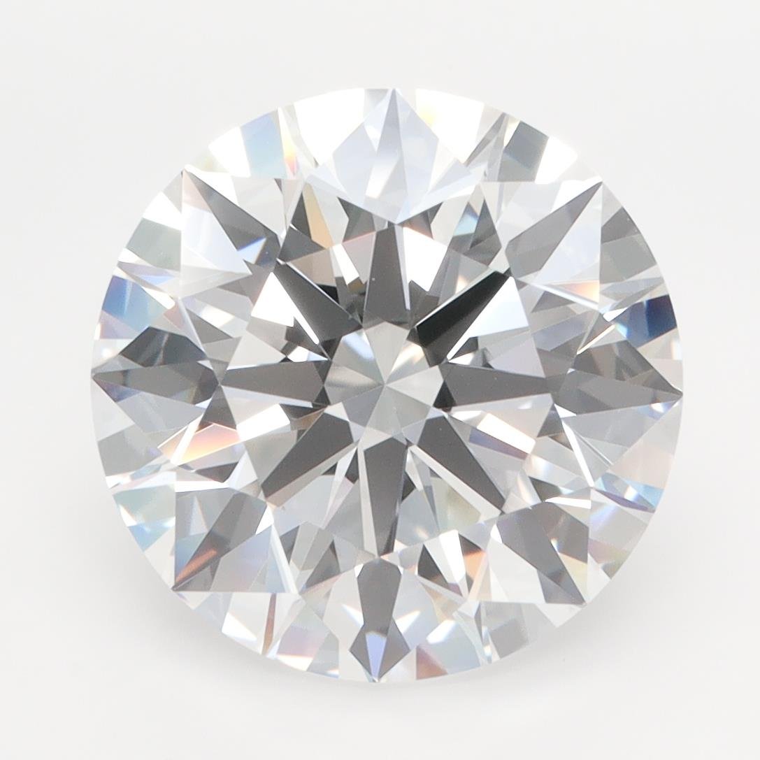 5.92ct D VVS1 Rare Carat Ideal Cut Round Lab Grown Diamond